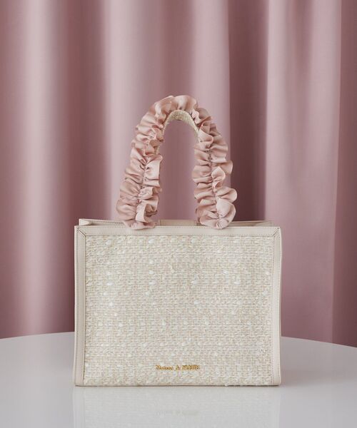 Maison de FLEUR（メゾンドフルール） トートバッグ LINTONツイード