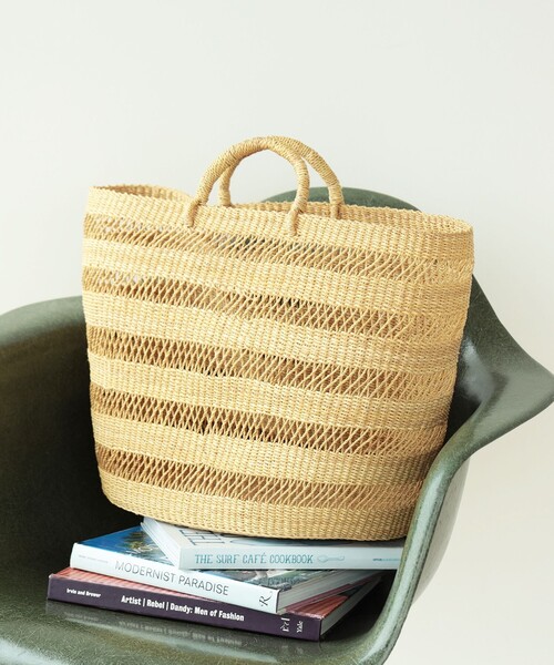 Babaghuri かごバッグ カゴバッグ Babaghuri / 水草の透かし編みかご
