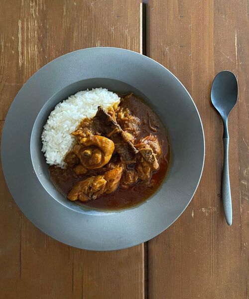 IDEA LABEL（イデアレーベル） 食器 ARAS 深皿とカレースプーンのペア