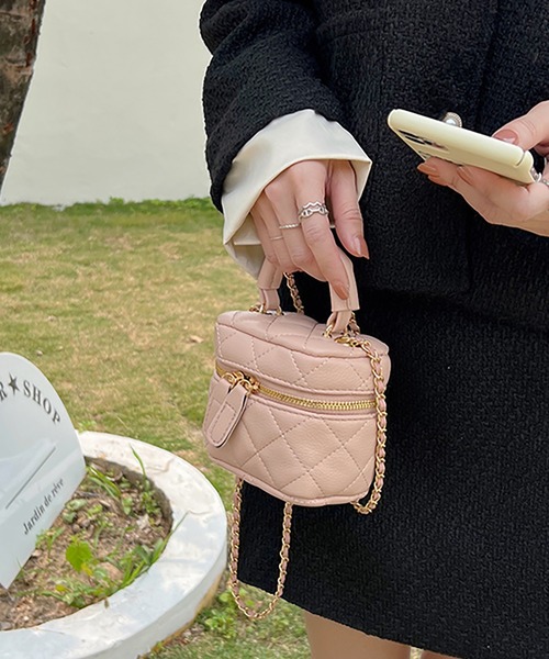 cream creme ショルダーバッグ バッグ ミニ キルティング チェーン