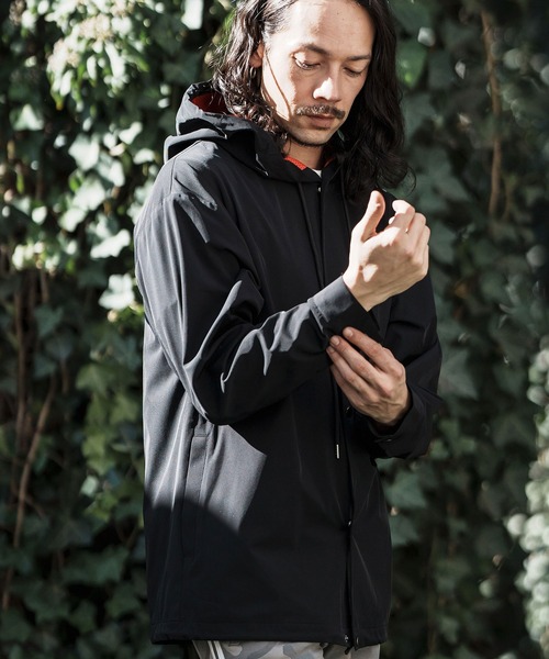 CAMBIO（カンビオ） シャツ ms5563- Back Side Vivid Color Mesh Hood