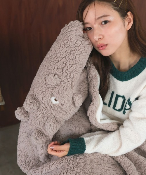 DONOBAN（ドノバン） ブランケット モコモコくるくるアニマルひざ掛け