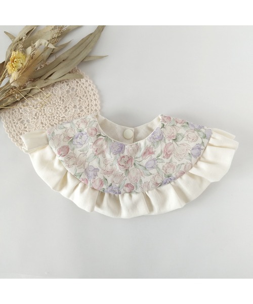 TONE（トネ） スタイ よだれかけ 「こまりはんどめいど」フラワー