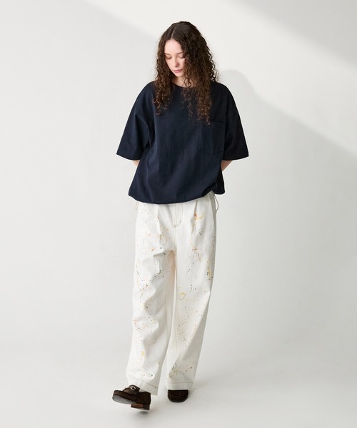WETTEMPT ジーンズ 2TUCK PAINT DENIM PANTS / ツータックペイント