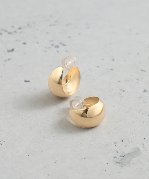 Jewel closet by L&Co. イヤリング K18 フープ イヤリング レディース