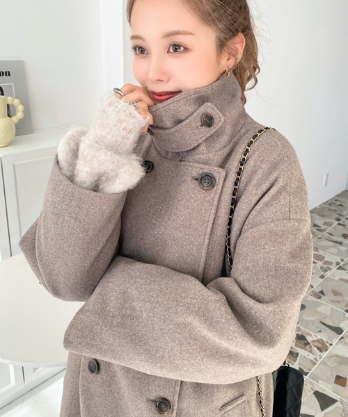 moment+ トレンチコート コート 「累計販売枚数2万枚突破！」ニット