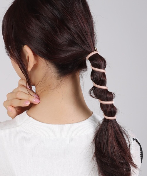 Three Four Time（スリーフォータイム） ヘアゴム ナチュラルコイル