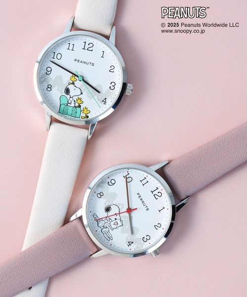 PEANUTS 腕時計 「PEANUTS/ピーナッツ」 スヌーピー カジュアル レザー