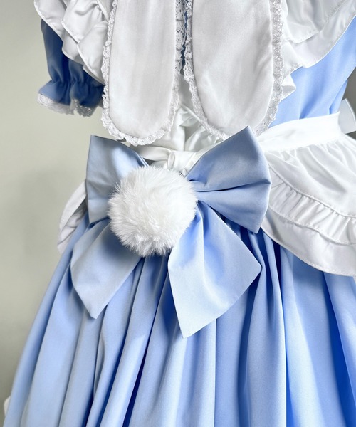 MAISON SELECT ワンピース 9D10 うさみみ セーラー ぽんぽん リボン