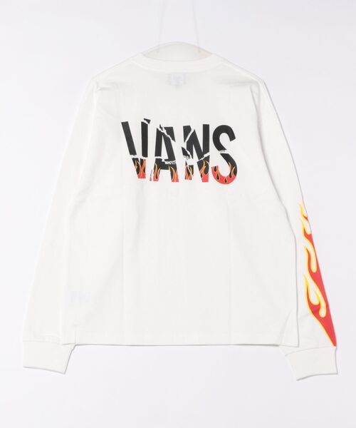 VANS（ヴァンズ） tシャツ M Flames Punk Logo L TEE ロングスリーブ