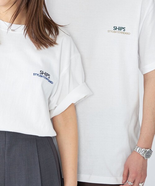 SHIPS（シップス） tシャツ 「WEB限定」SHIPS: STYLISH STANDARD ロゴ