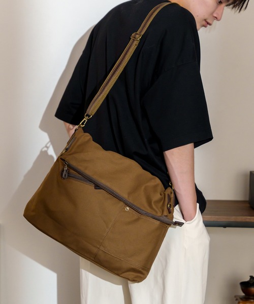 DEVICE（デバイス） ショルダーバッグ キャンバス 2WAY 斜めがけ