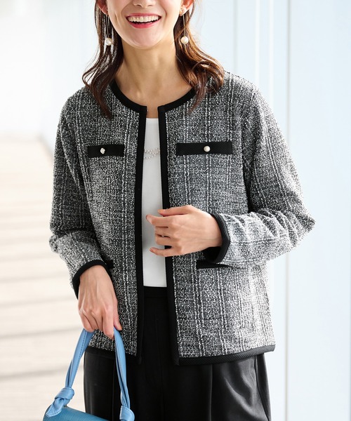 RANAN（ラナン） セットアップ 「4点セット」ツイードJK＆ポンチョ