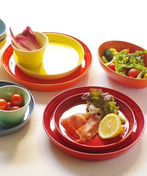 Le Creuset（ル・クルーゼ） 食器 ネオ・ラウンド・プレート 22cm (5枚