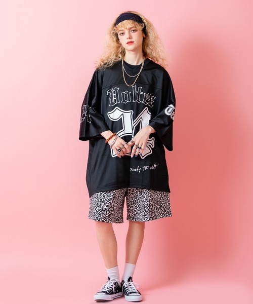 tシャツ a.p.o.v. ストリートフォントナンバリングポリジャージー