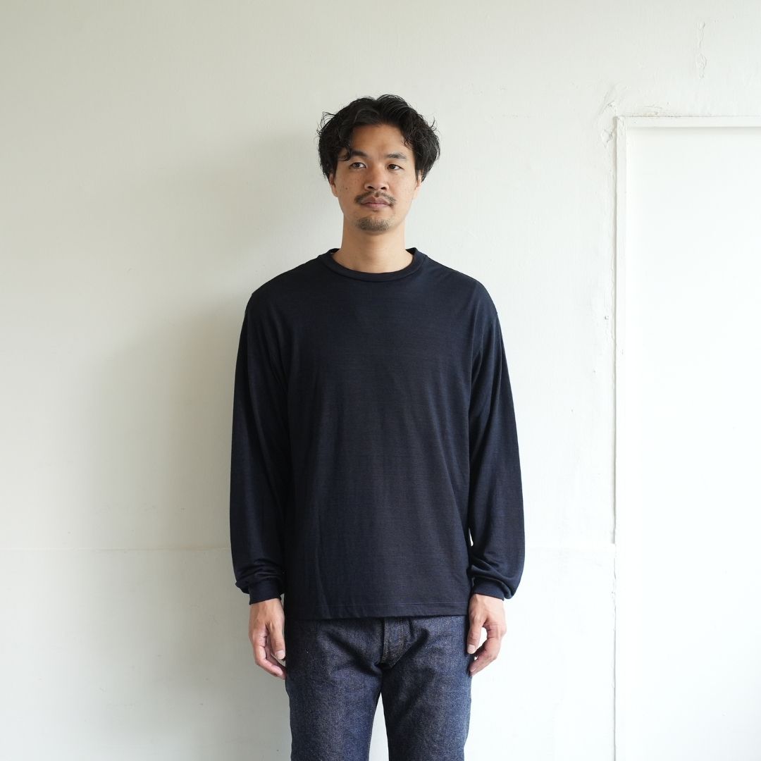 LIFiLL（リフィル） WOOLISH® LONGSLEEVE TEE - ZABOU