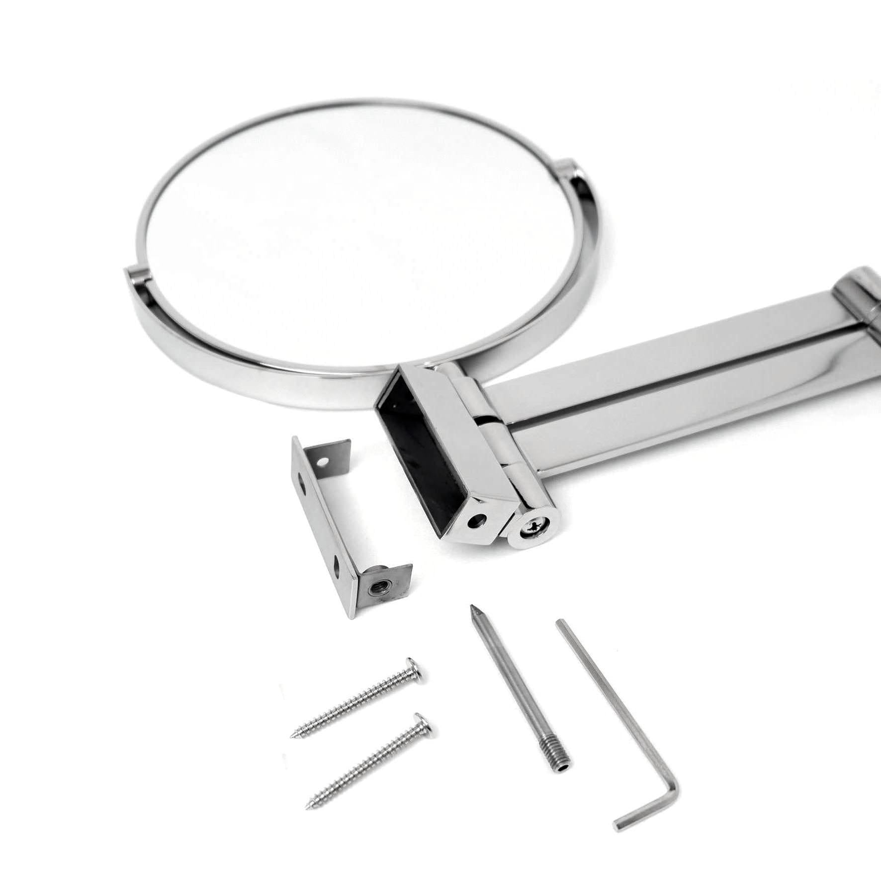 メイクアップミラー｜40045 LINEA MP 壁付けコスメティックミラー 等倍