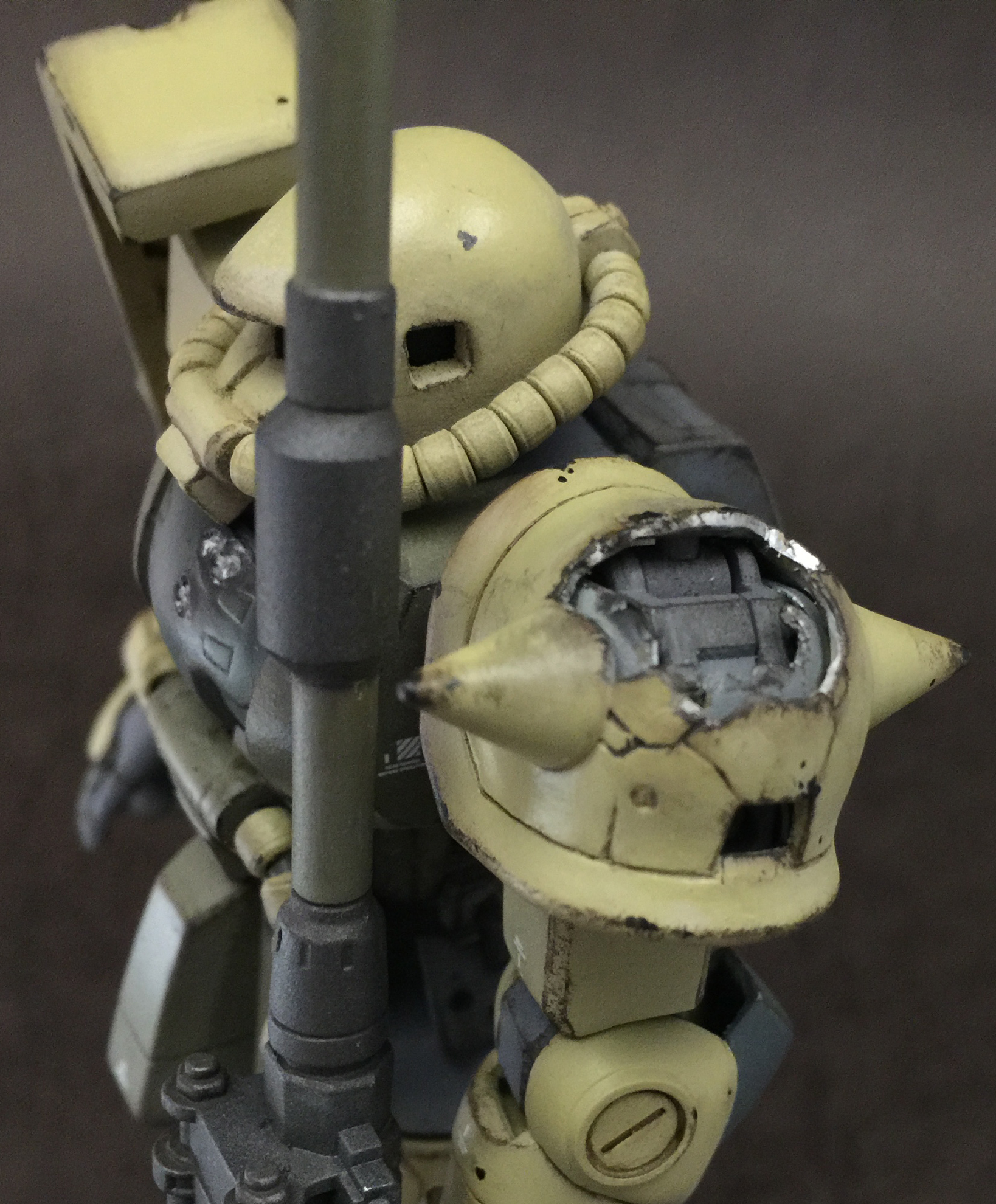 ザク トップ小隊 モビルスーツアンサンブル 01 1.5 リペイント 改修