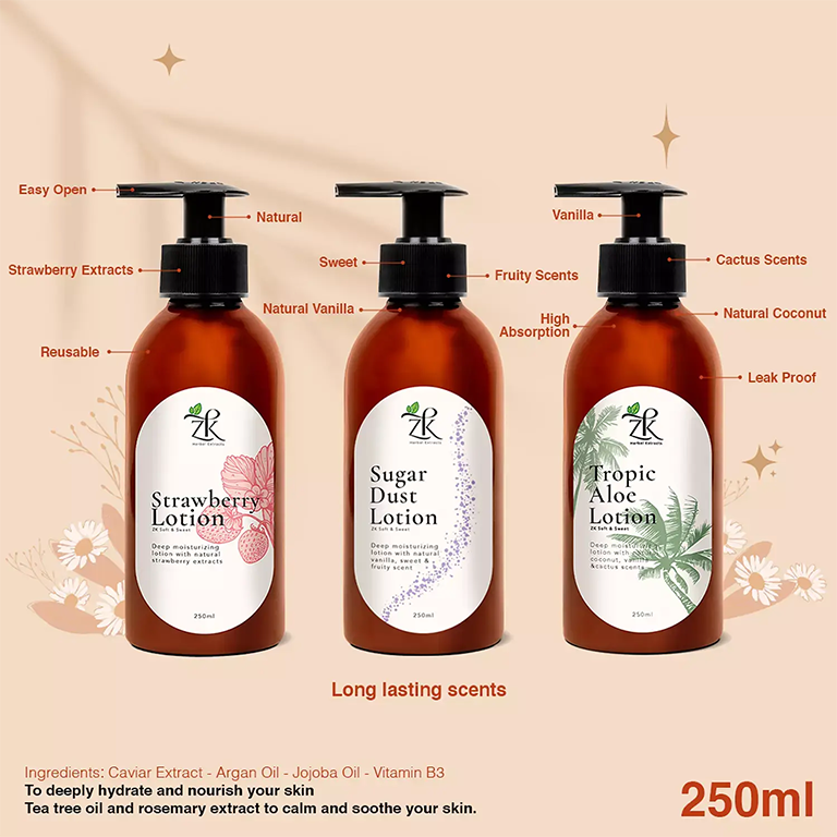 ZK Soft and Sweet – Sugar Dust lotion 250 mL – zakegypt.com