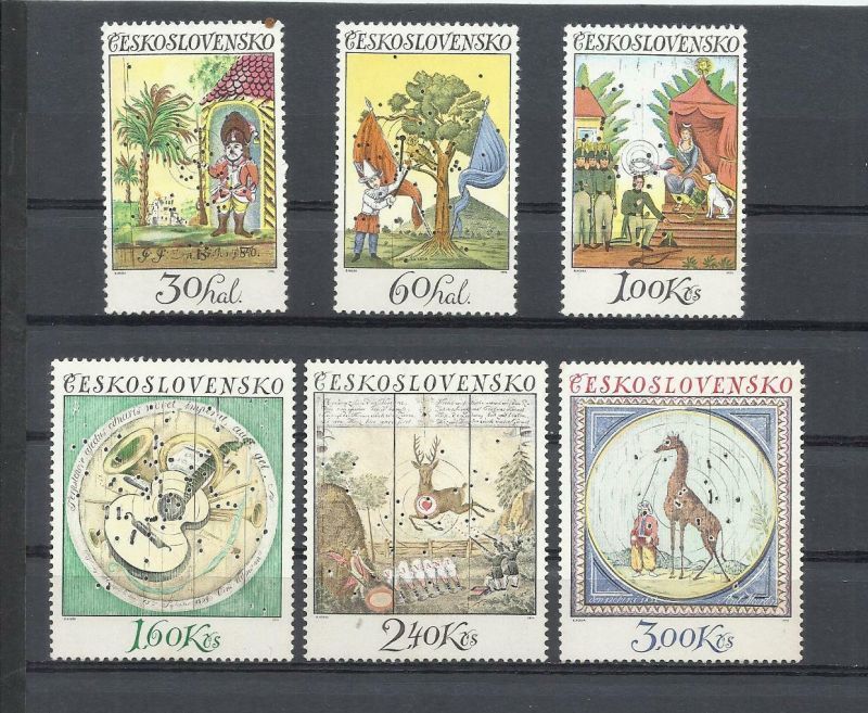 2799 外国切手 チェコスロバキア 1981年城堡宮殿 美しい人気凹版美術