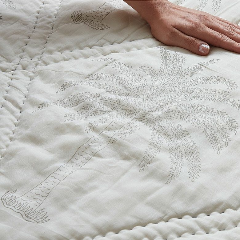 マルチカバー キルト ヤシの木 200×250㎝ | インテリア雑貨のPayung