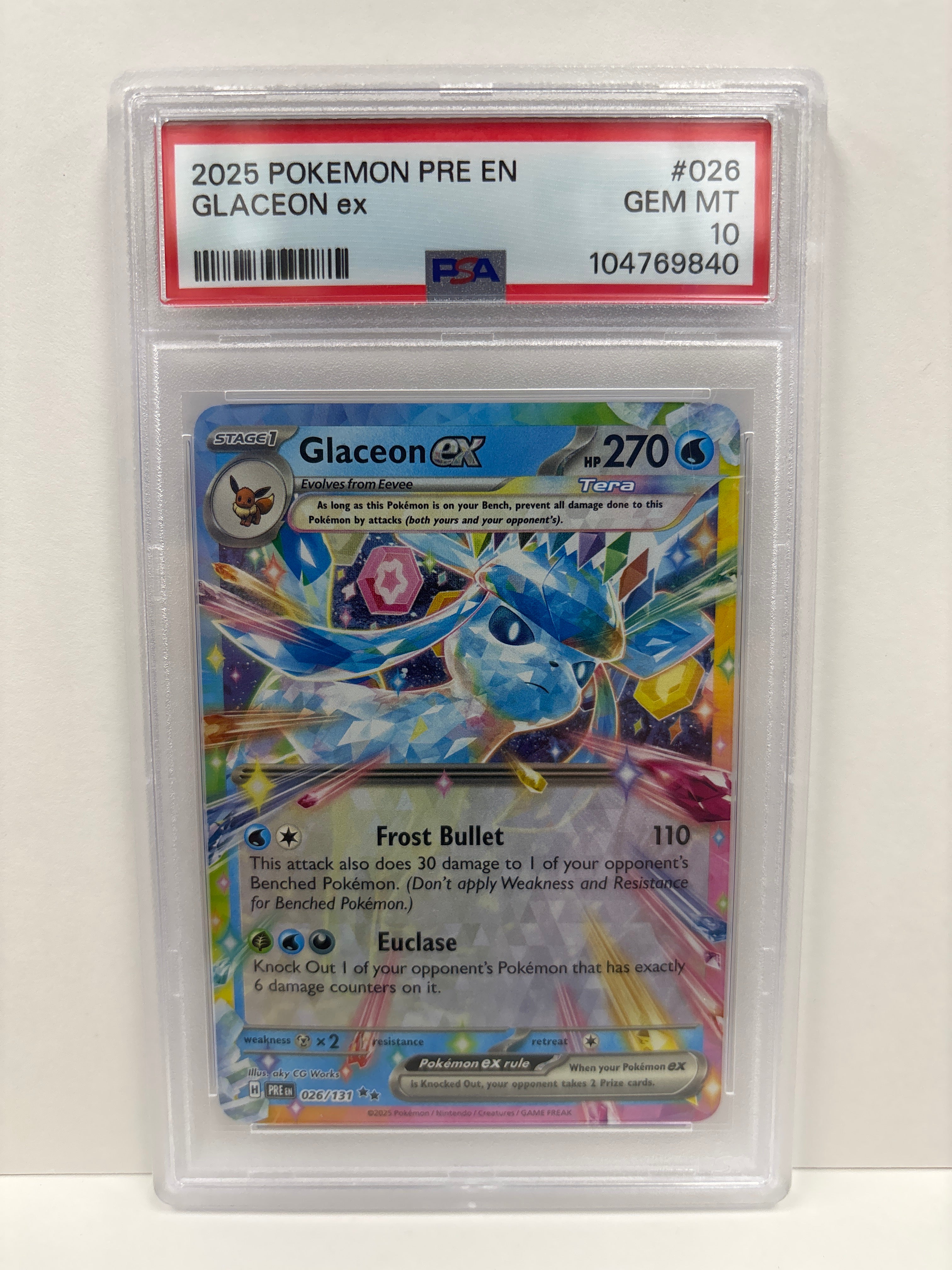 Pokemon Glaceon ex 026/131 PSA 10 – Zapp! Comics