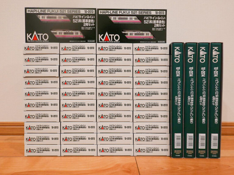KATOのハピラインふくい521系の鉄道模型を100両買ってみた 2025.11