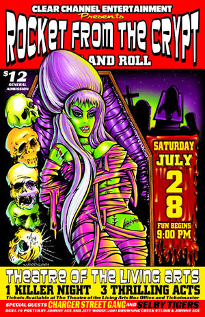 2001 Rocket From the Crypt Litho - Zen Dragon Gallery