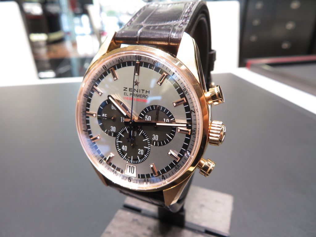 500本限定「エル・プリメロ ストライキング10th クロノグラフ」ローズ