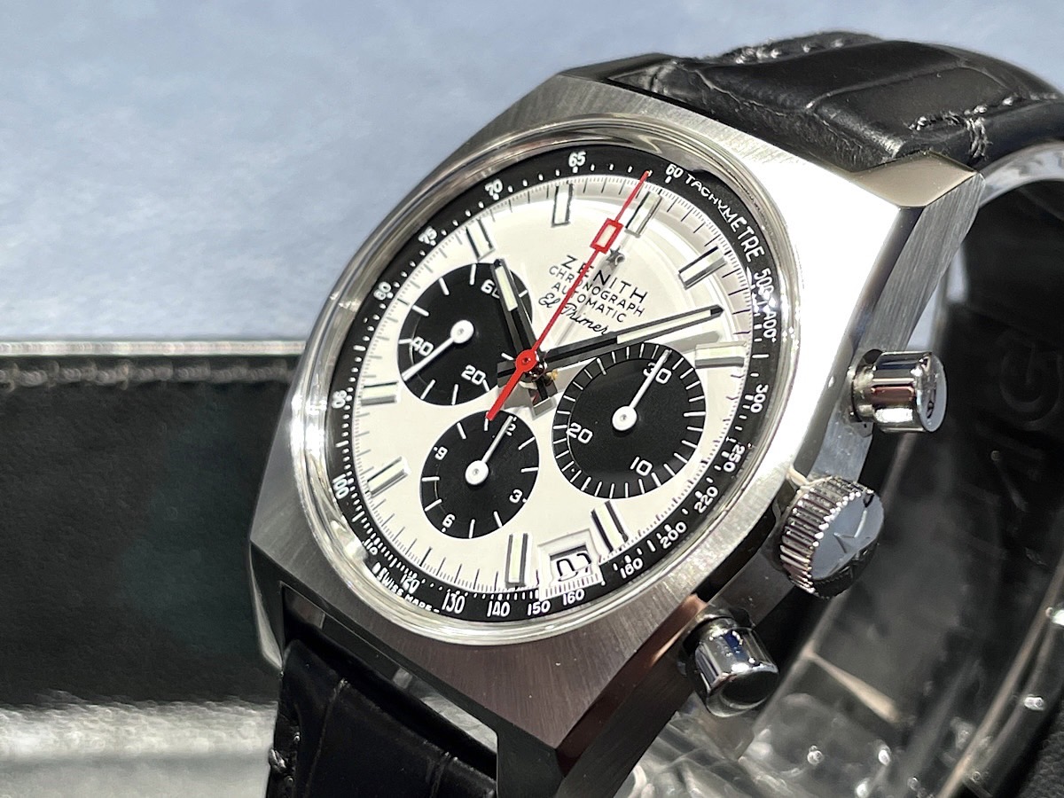 クラシカルな文字盤とブラックレザーストラップが渋い一本！ ゼニス