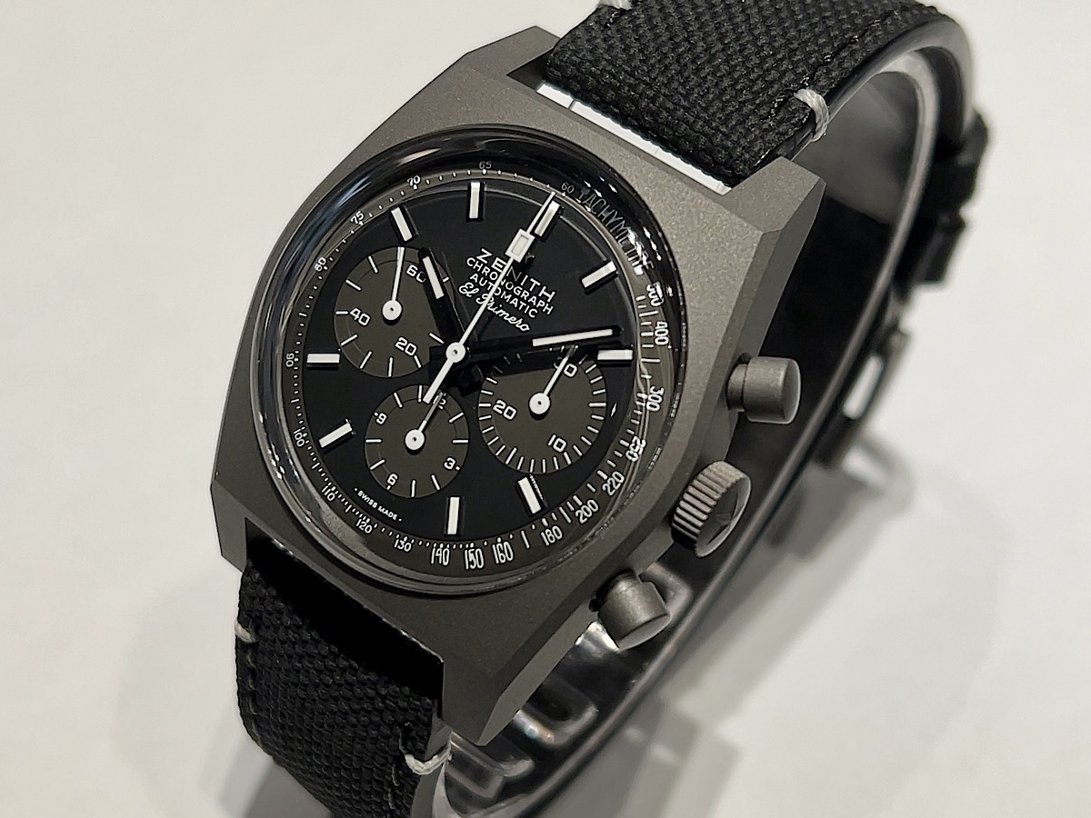 幻のエルプリメロが存在する！！ブラッククロノグラフが現代に