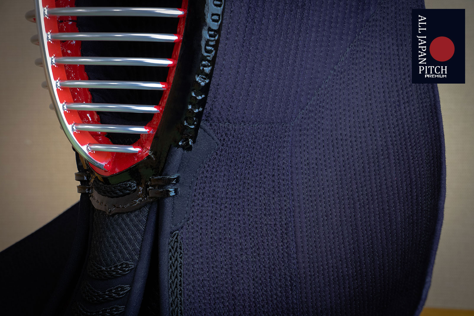 2026 ALL JAPAN PITCH 関東型グノメ刺し 正藍染 面単品 / 【全日本武