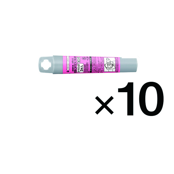 オプテックス1/2用カートリッジ3本入 ピンク10本(ピンク): 替芯