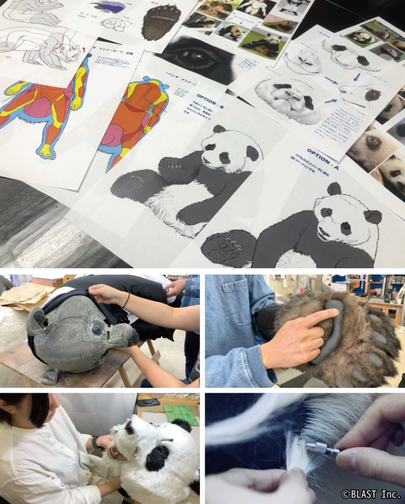 Pandas travel all over Hong Kong! Pandas made by special modeling