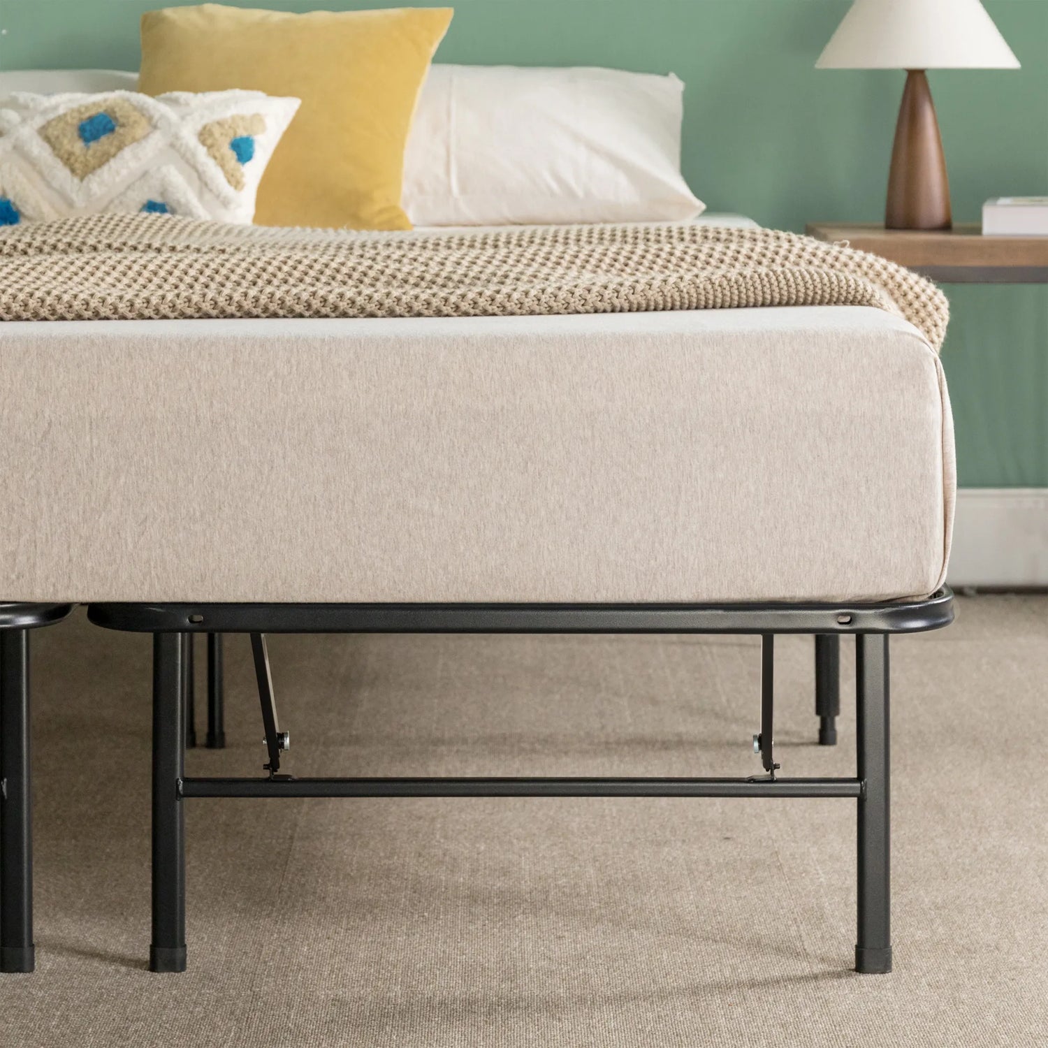 SmartBase 木製 すのこ 折りたたみパイプベッドフレーム | 【公式