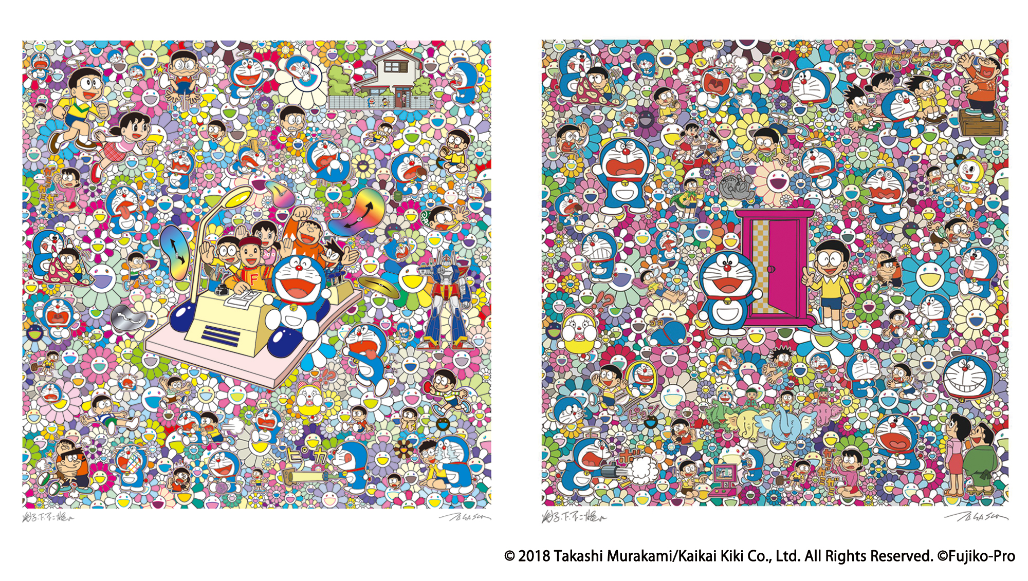 村上隆リトグラフドラえもん1