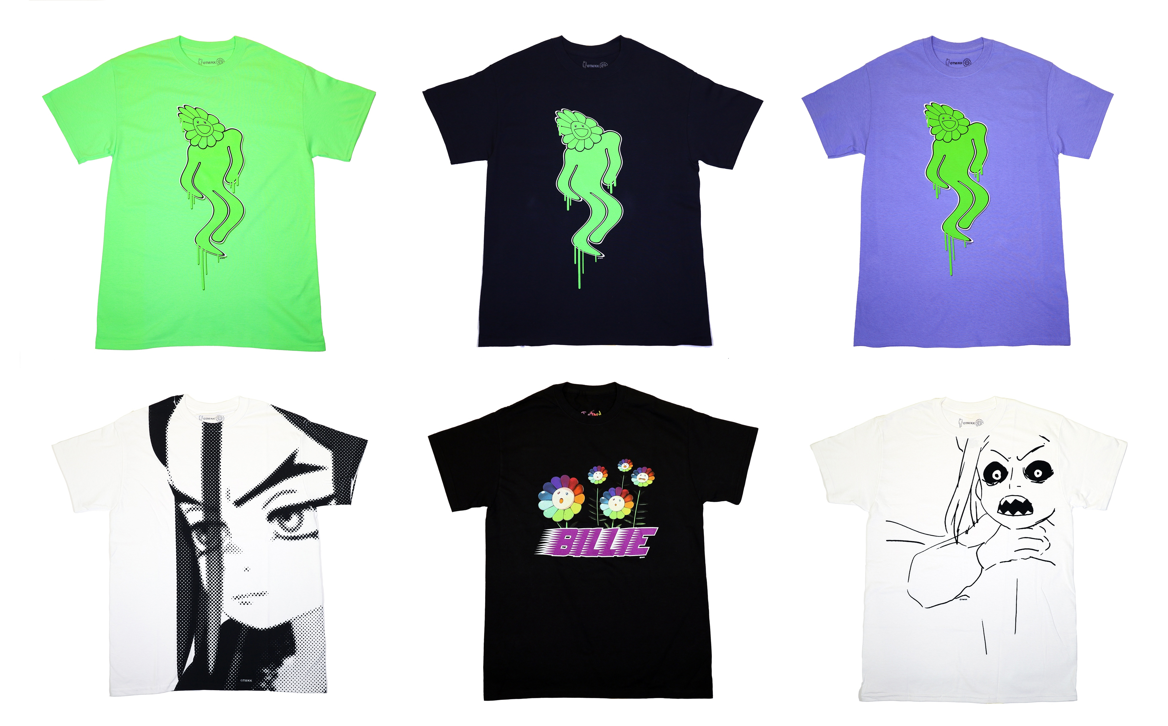 WEBショップにて8月15日(土)12時より、 Billie Eilish×TMコラボグッズ