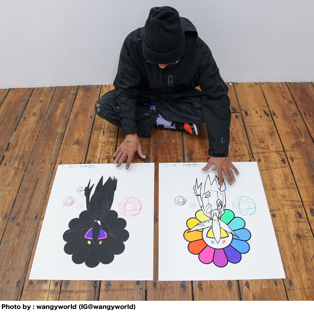 12月8日(火)10時より、村上隆とFUTURA2000のコラボレーション版画