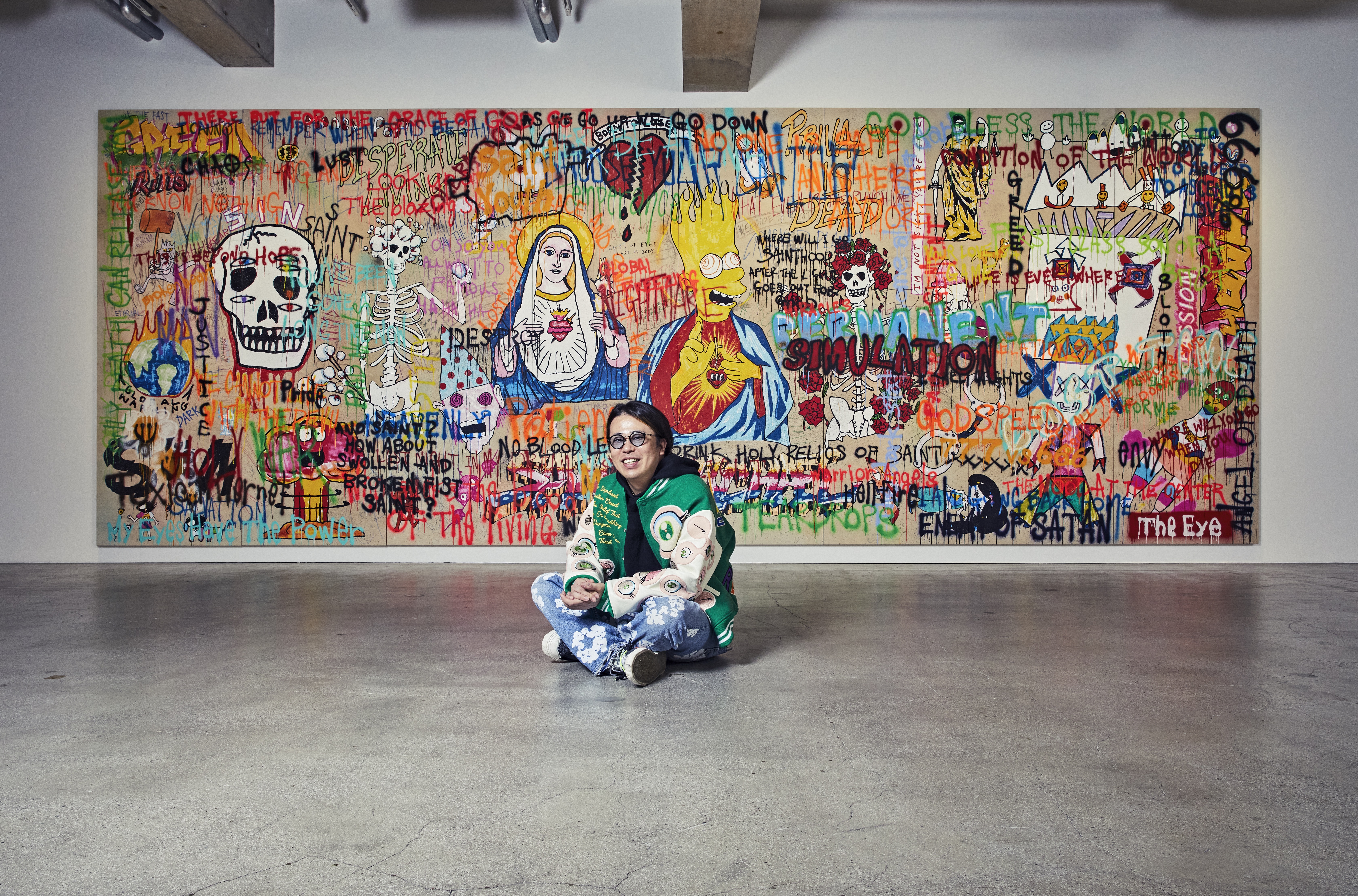 10月25日(月)20時よりWEBショップにて、 ©SAINT M×××××× ×村上隆