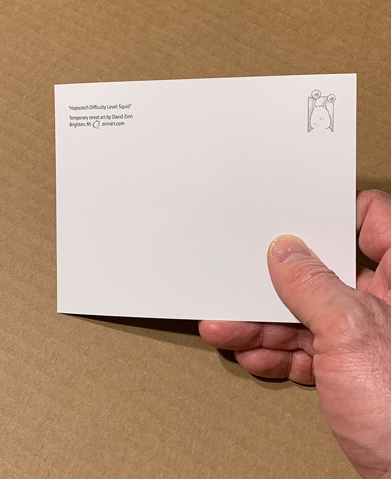 pack of 25 postcards (assorted) – street art by david zinn