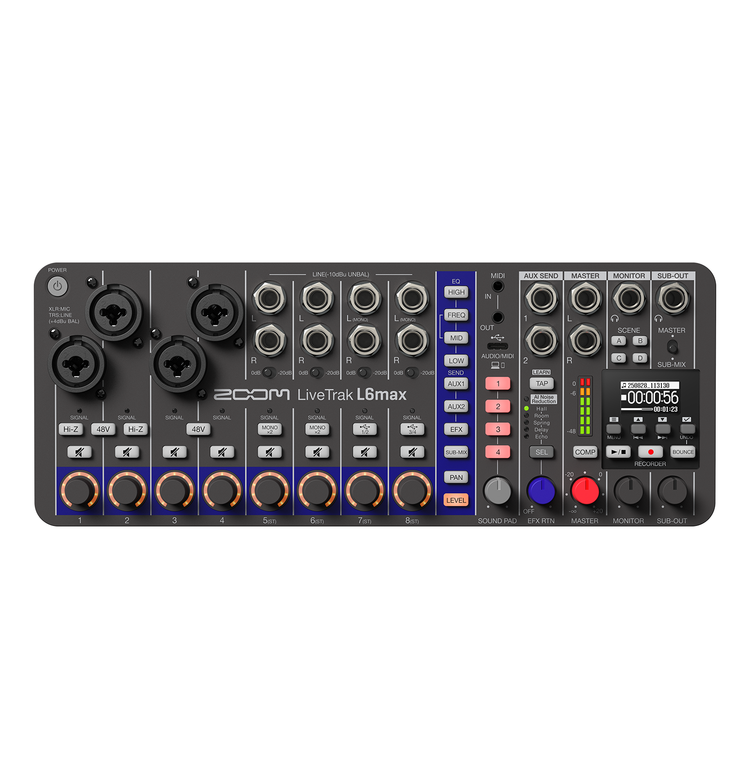 L6max Digital Mixer/Recorder | Buy Now | ZOOM