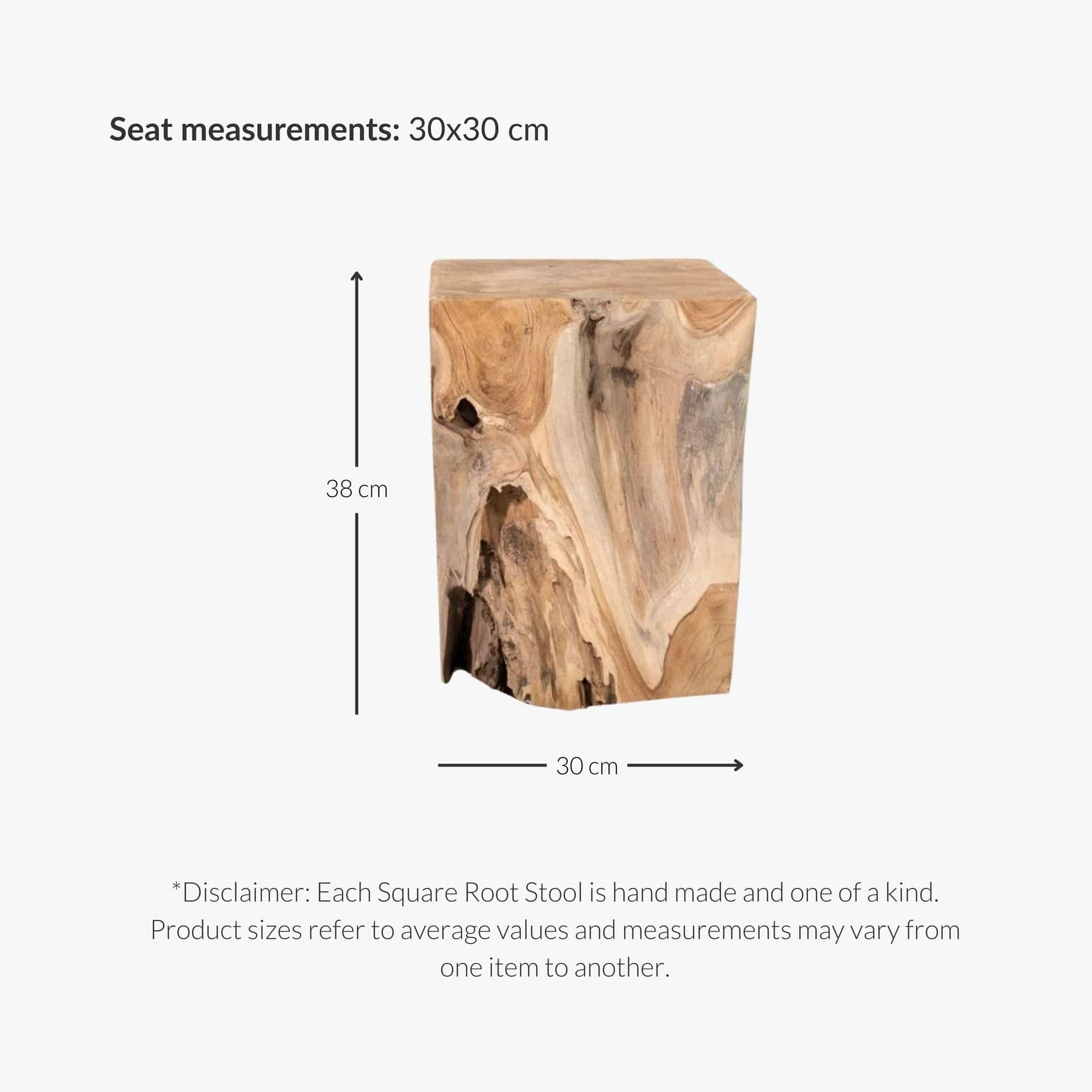 Square Root Stool | 30x37cm – Zoco Home