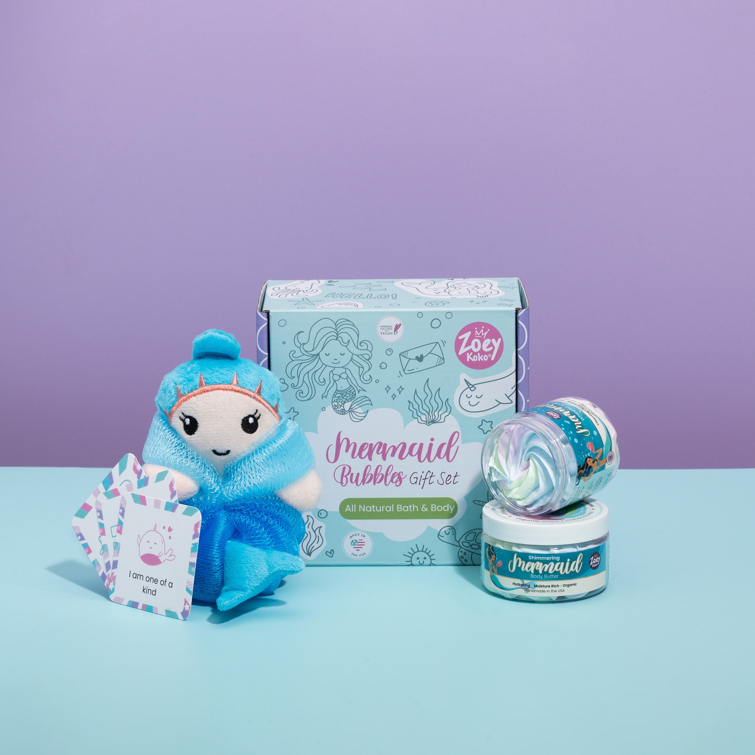 Mermaid Bubbles Gift Set | Zoey Koko