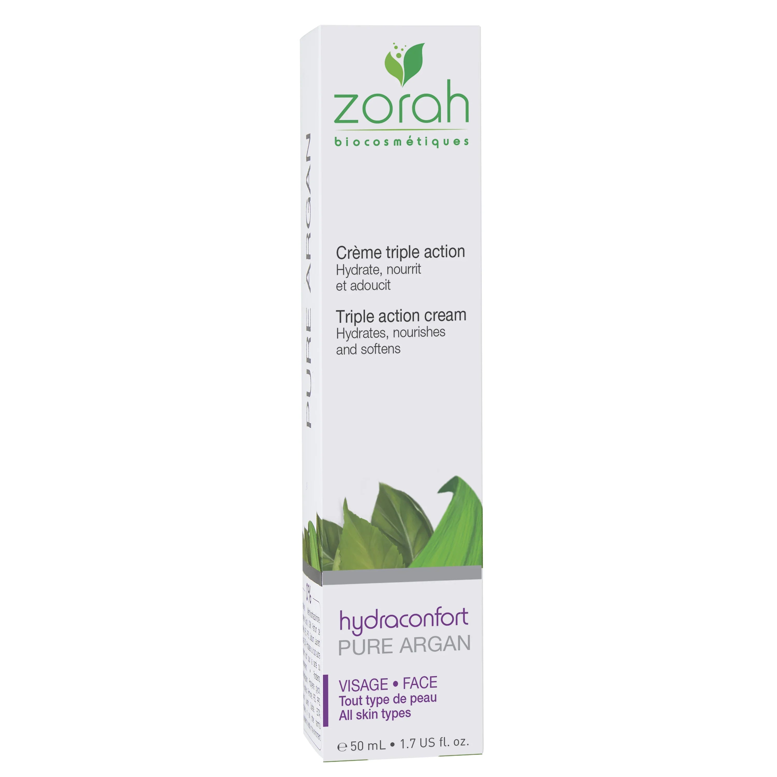hydraconfort | triple action cream | Zorah biocosmétiques Moisturizer