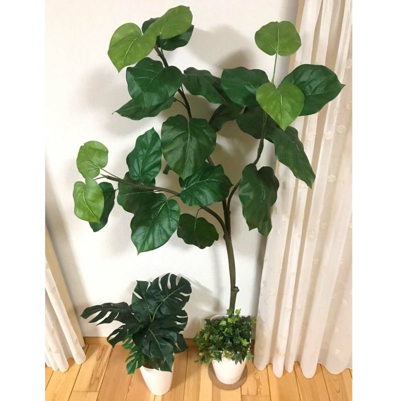 No9266 プレミアム光触媒フェイクグリーン「幹を曲げて、フォルムが