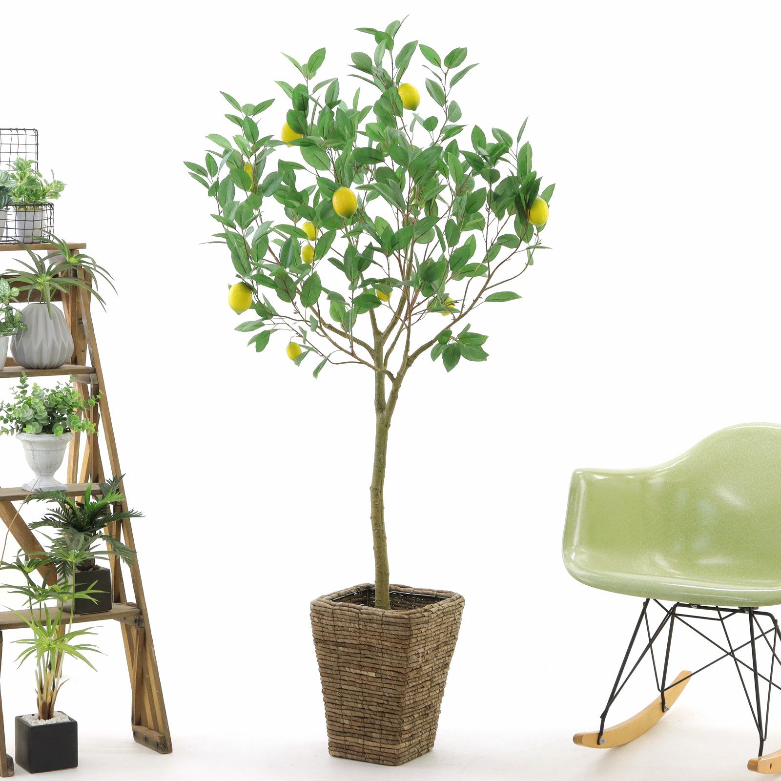 No8435 プレミアム光触媒フェイクグリーン 「つややかな葉と実の彩り