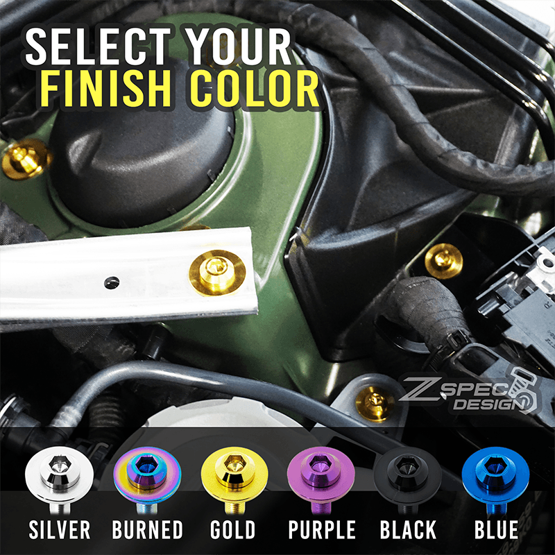 ZSPEC Fastener Kit, Door Jams Area for Datsun 280zx S130, Titanium