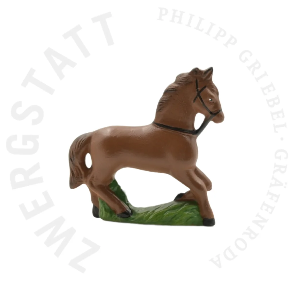 陶器の置物 - 馬（うま） - Zwergstatt Gräfenroda Philipp Griebel