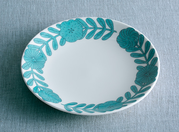 GUSTAVSBERG×鹿児島睦 april plate 18cm - デザイン雑貨・オーガニック