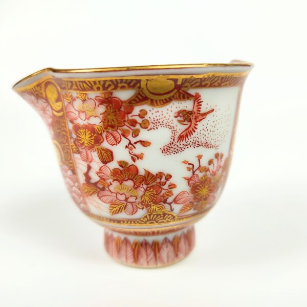 九谷焼 赤絵金彩煎茶器揃い 静山造 – 古美術西川